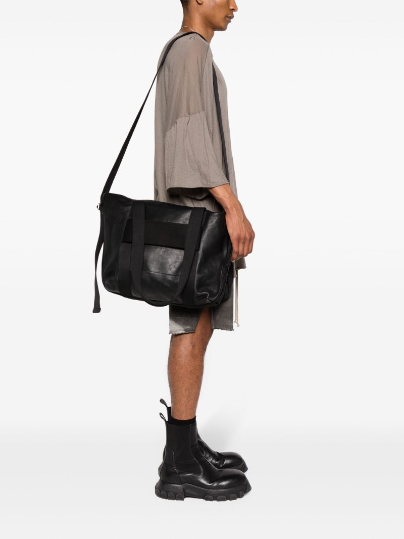 Black Leather Shoulder Bag