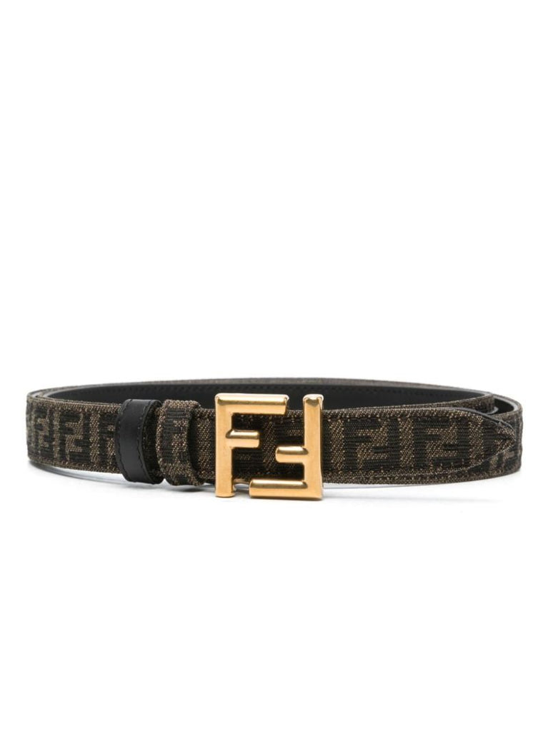 Brown Ff Jacquard Belt