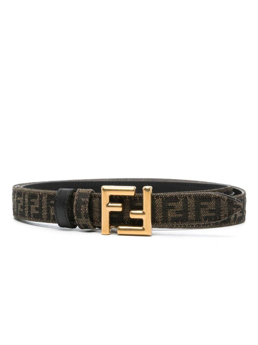 Brown Ff Jacquard Belt