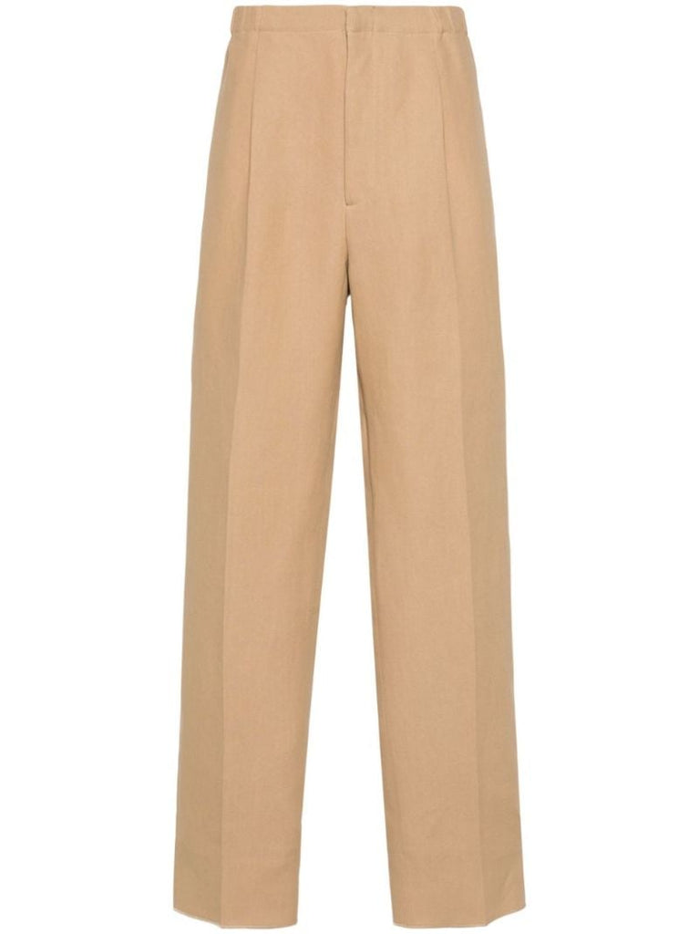 Neutral Straight-leg Trousers