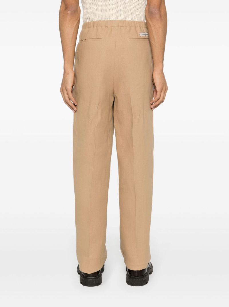 Neutral Straight-leg Trousers