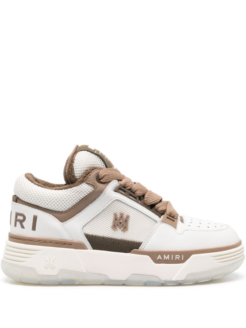 White Ma-1 Leather Sneakers