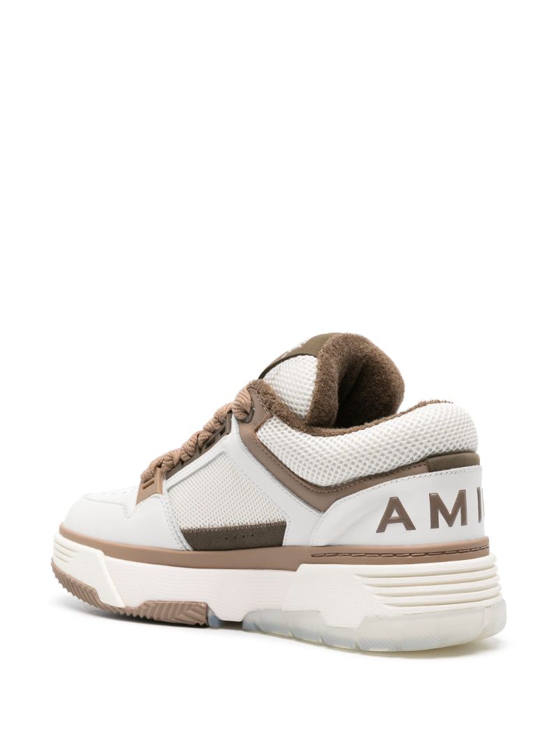 White Ma-1 Leather Sneakers