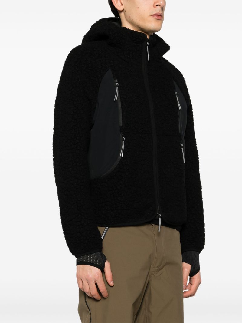 Black Sherpa Fleece Jacket