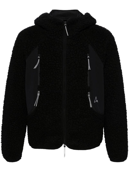 Black Sherpa Fleece Jacket