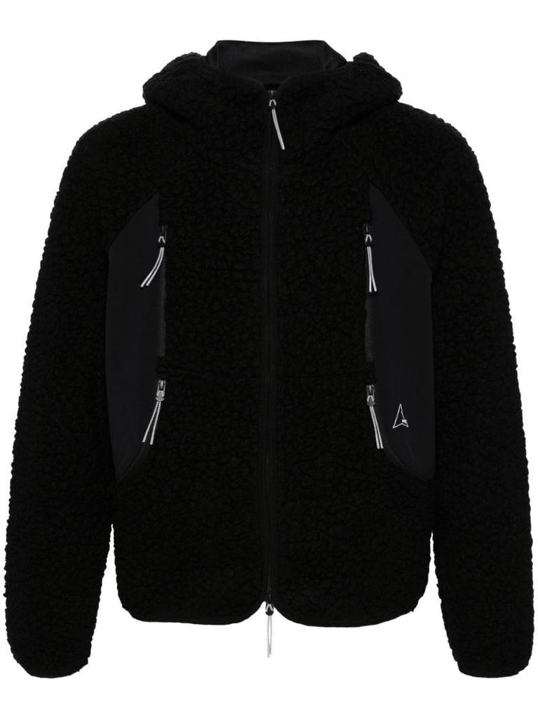 Black Sherpa Fleece Jacket