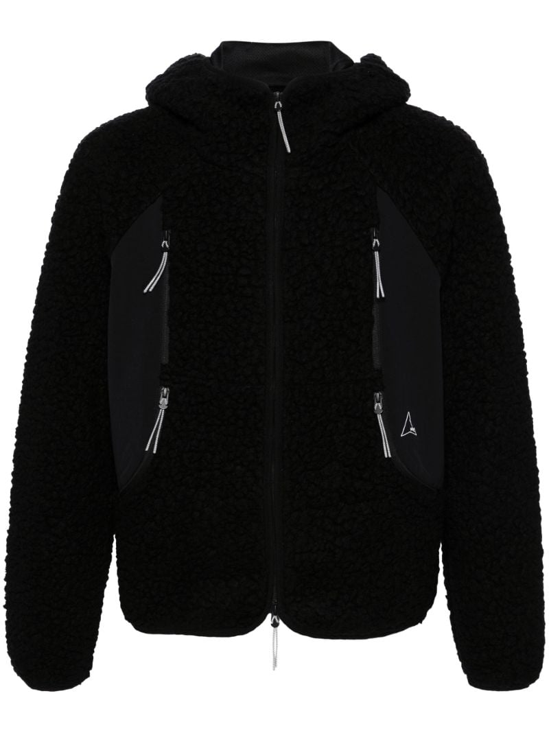 Black Sherpa Fleece Jacket