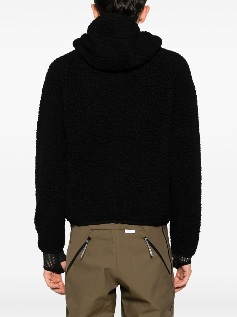 Black Sherpa Fleece Jacket
