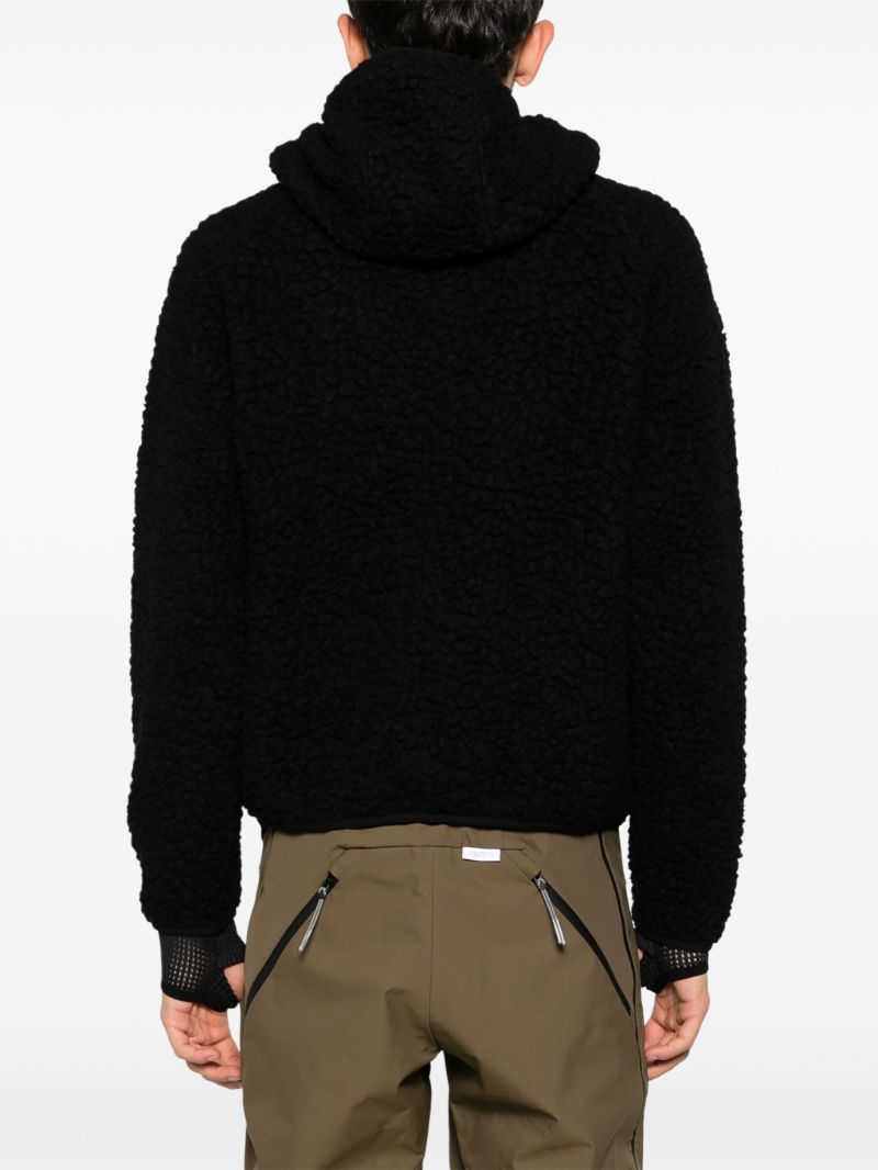 Black Sherpa Fleece Jacket