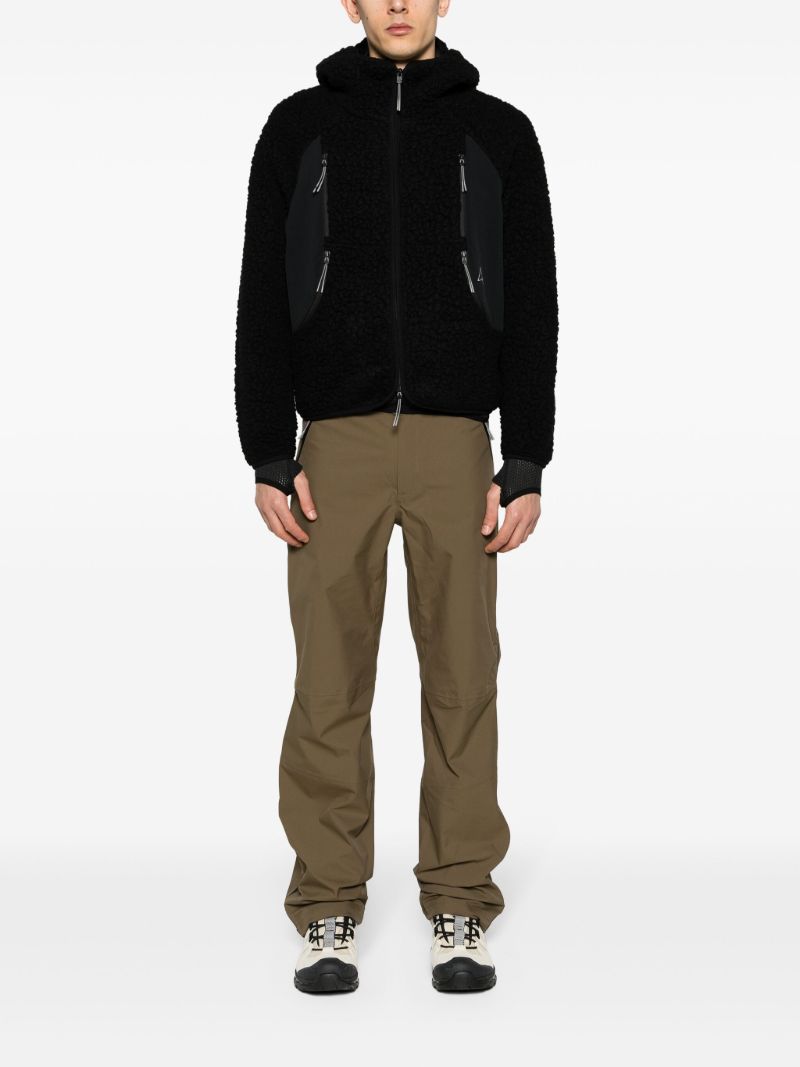 Black Sherpa Fleece Jacket