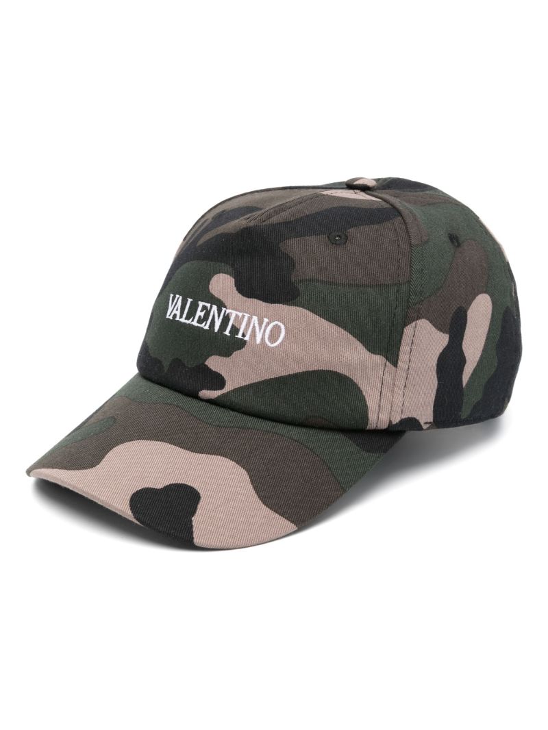 Embroidered Camouflage Cap
