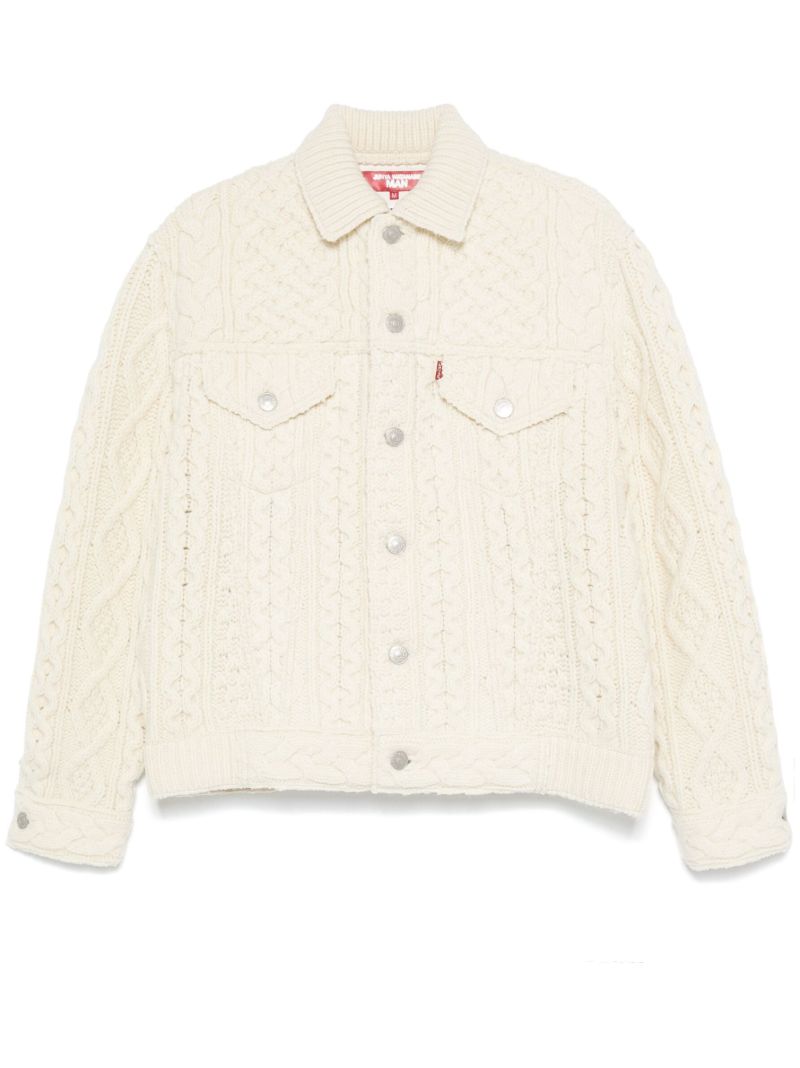 X Levi's Aran-knit Cardigan