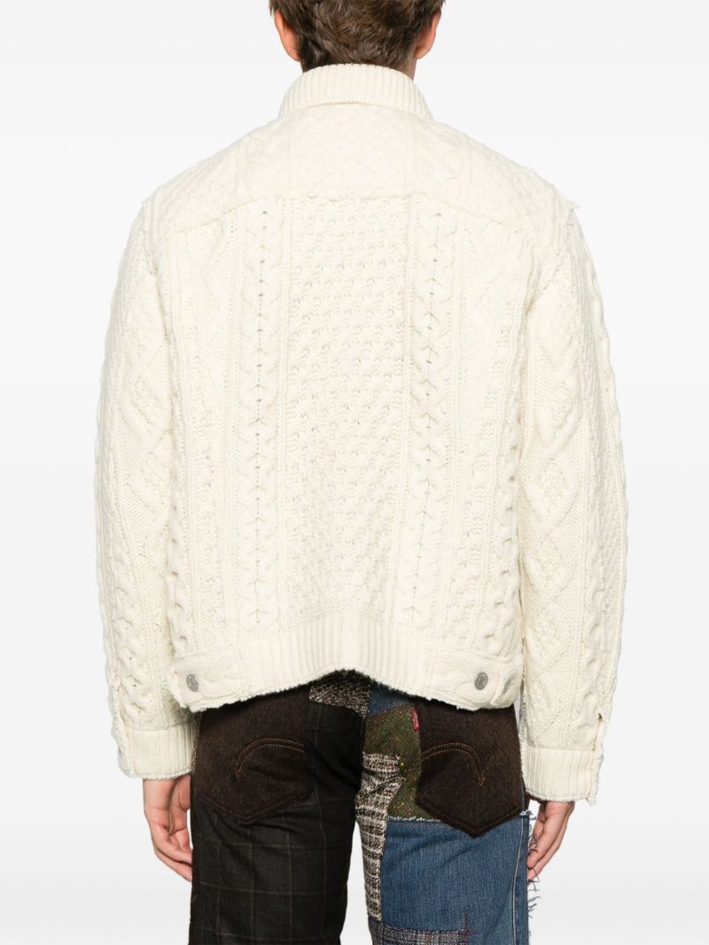 X Levi's Aran-knit Cardigan