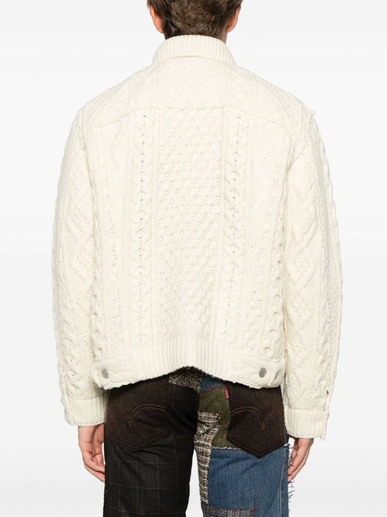 X Levi's Aran-knit Cardigan