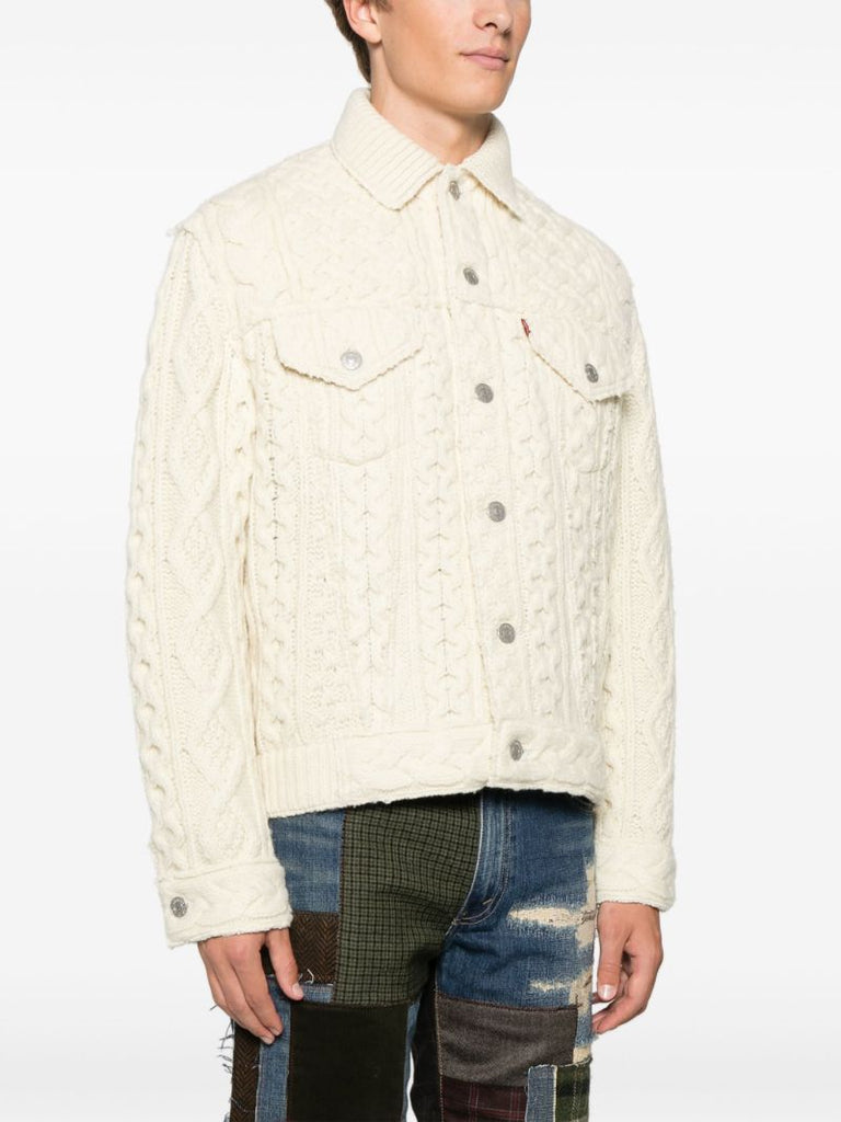 X Levi's Aran-knit Cardigan