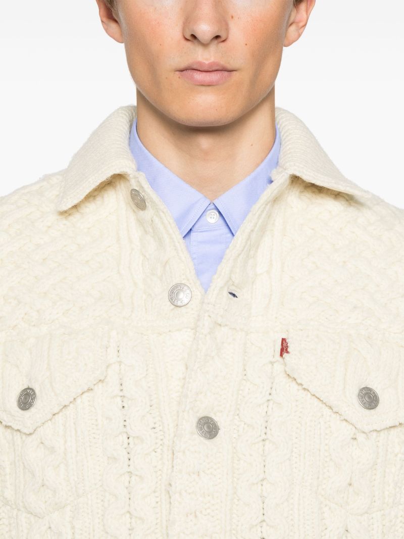 X Levi's Aran-knit Cardigan