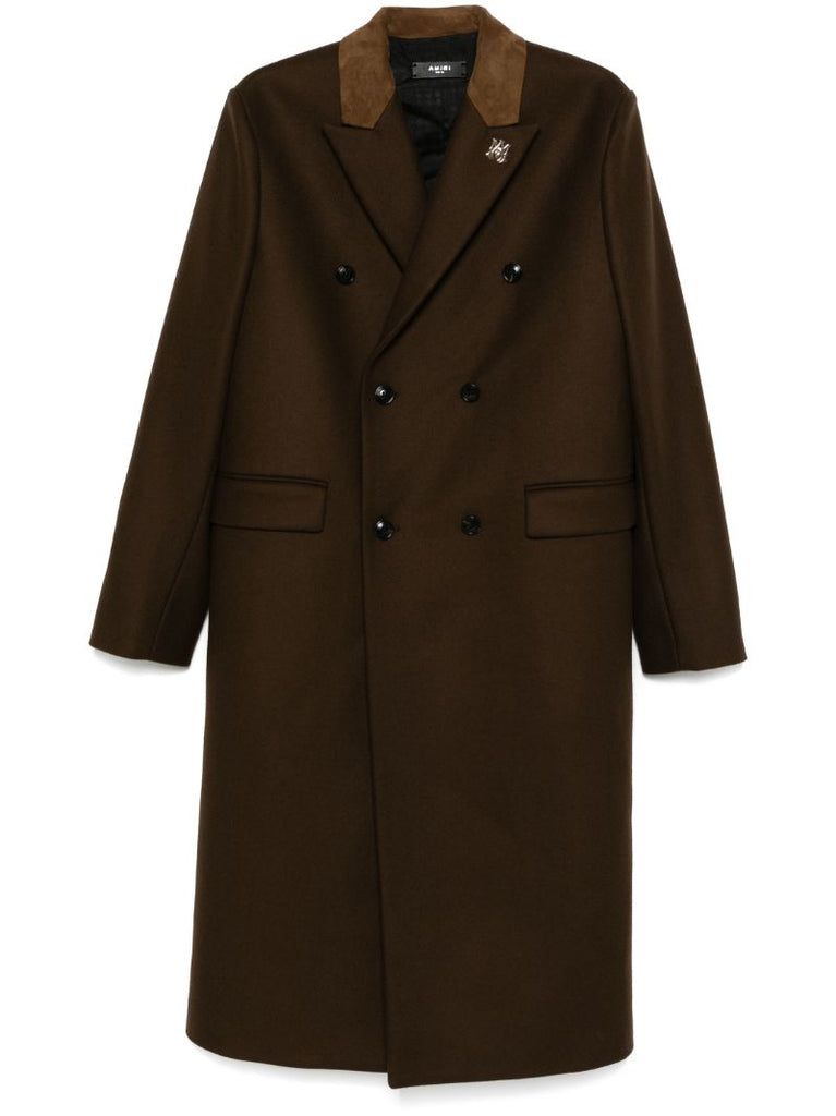 Brown Double-breasted Coat