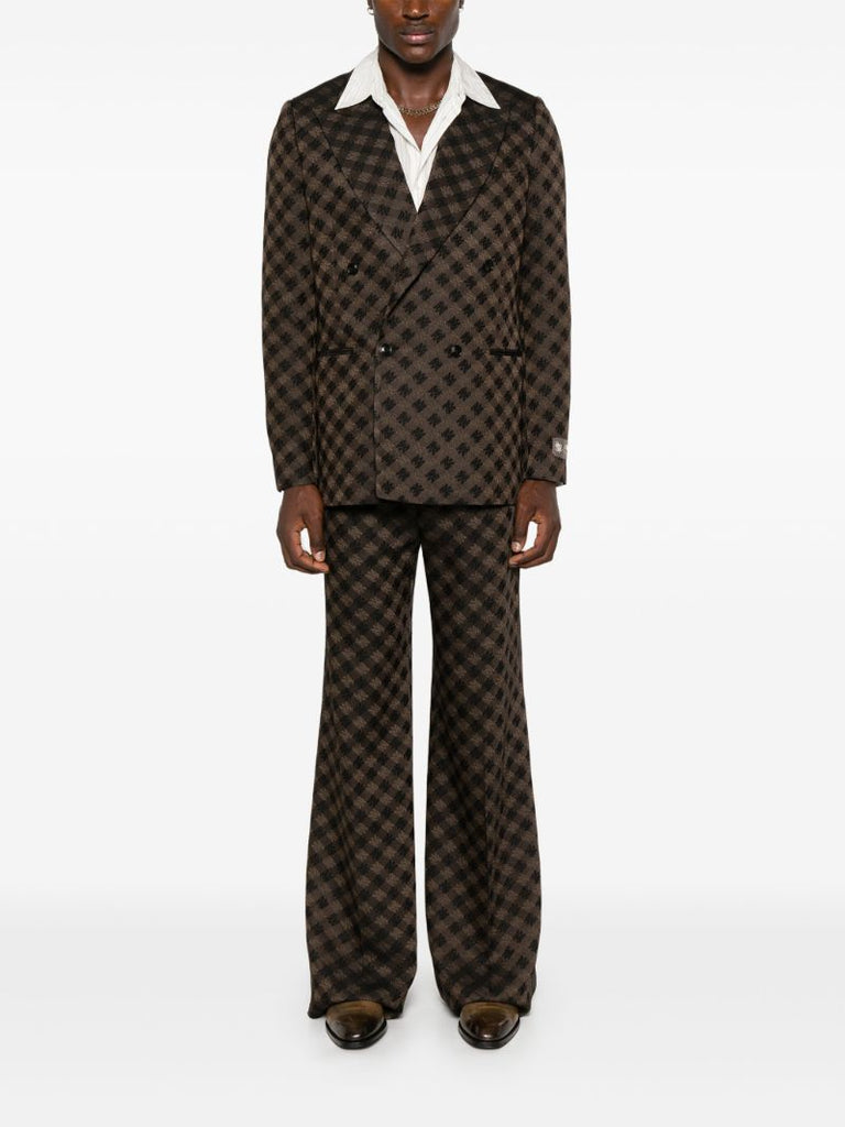 Brown Quad Trousers