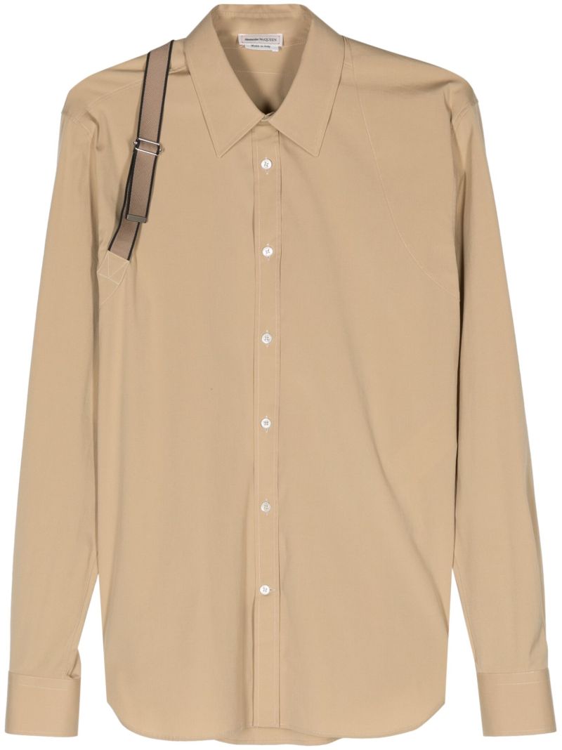 Neutral Harness Stretch-cotton Shirt
