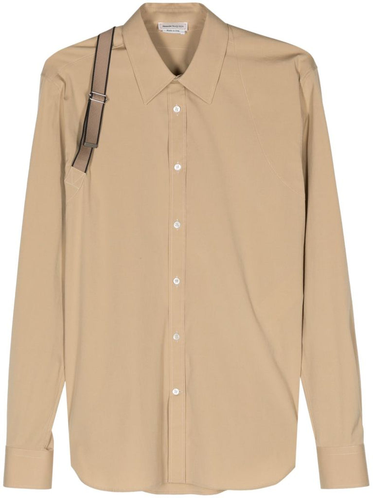 Neutral Harness Stretch-cotton Shirt