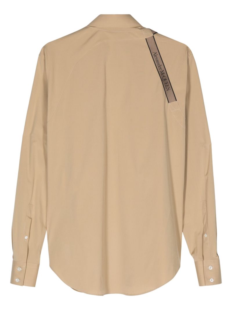Neutral Harness Stretch-cotton Shirt