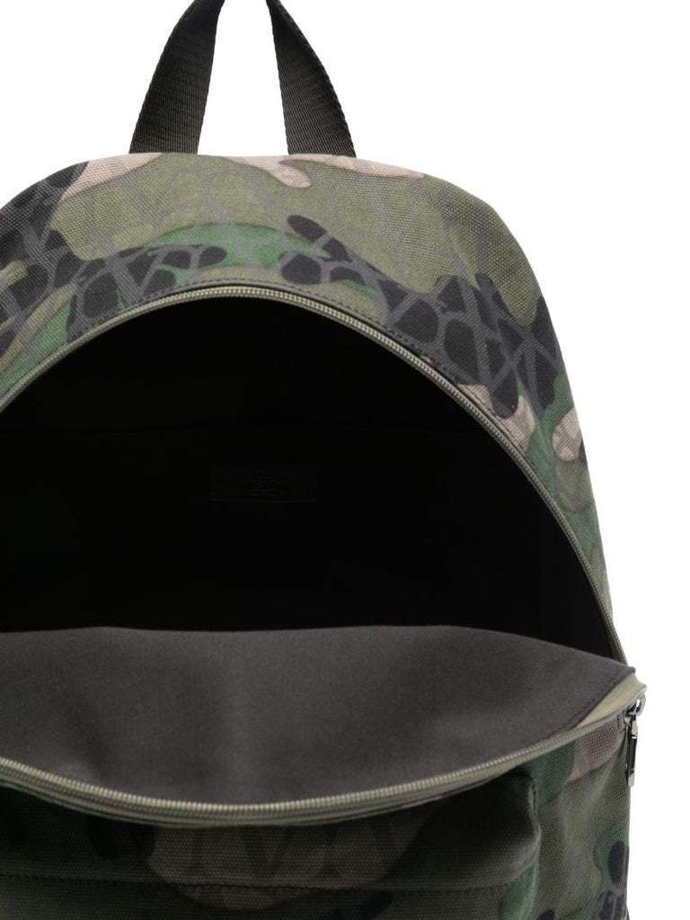 Toile Iconographe Camouflage-print Bacpack