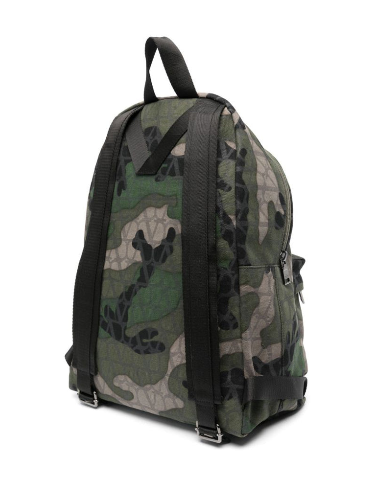 Toile Iconographe Camouflage-print Bacpack