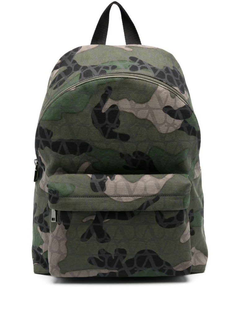 Toile Iconographe Camouflage-print Bacpack