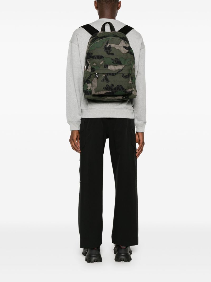 Toile Iconographe Camouflage-print Bacpack
