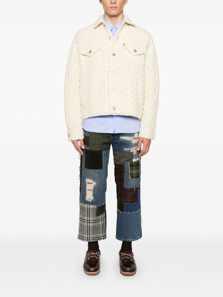 X Levi's Patchwork Jeans