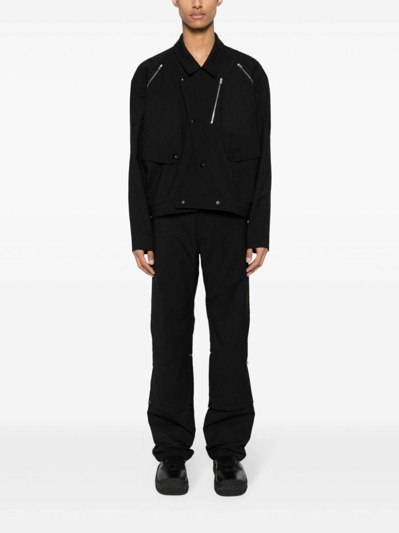 Black Tonino Utility Bomber Jacket