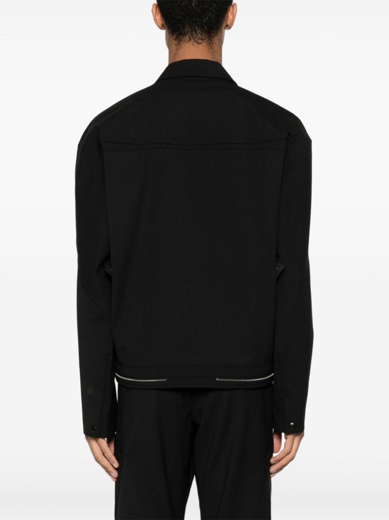 Black Tonino Utility Bomber Jacket