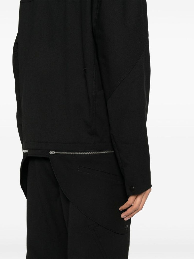 Black Tonino Utility Bomber Jacket