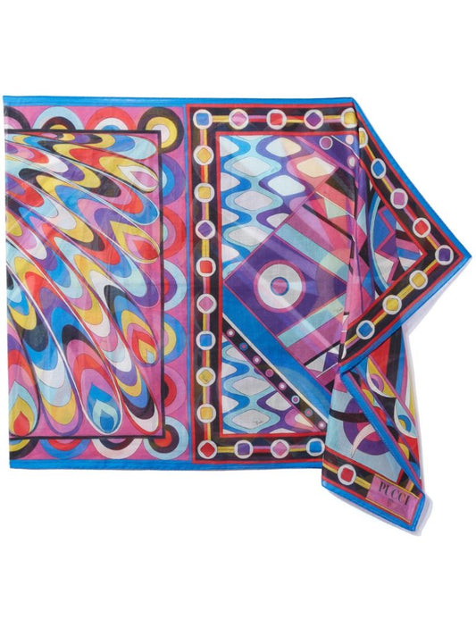 Brown Vivara-print Cotton Sarong