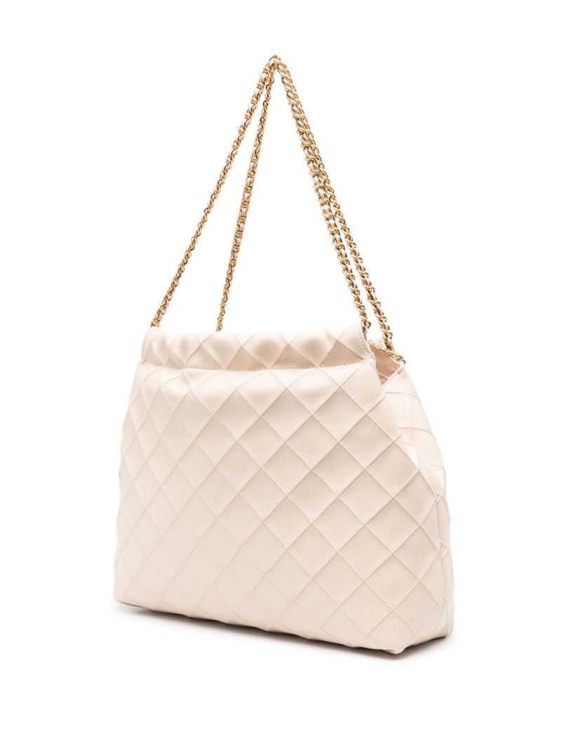 Neutral Fleming Soft Leather Shoulder Bag