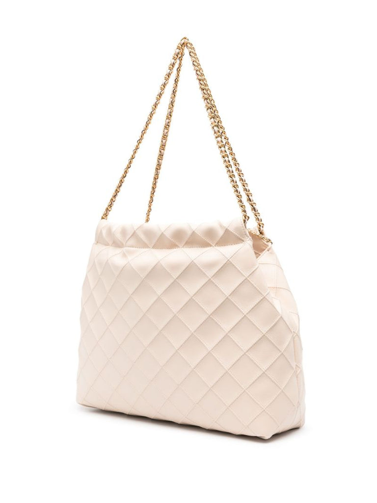 Neutral Fleming Soft Leather Shoulder Bag