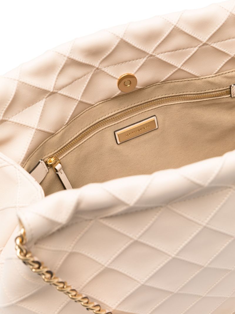 Neutral Fleming Soft Leather Shoulder Bag