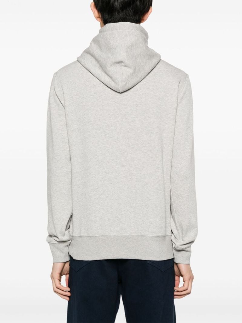 Grey Polo Bear Fleece Hoodie