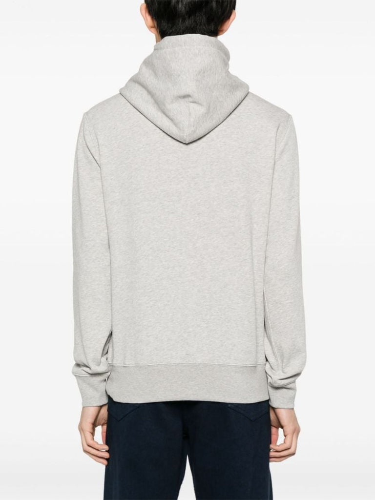 Grey Polo Bear Fleece Hoodie