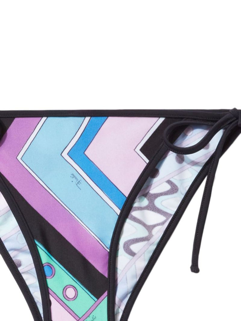 Black Vivara Print Bikini Bottoms