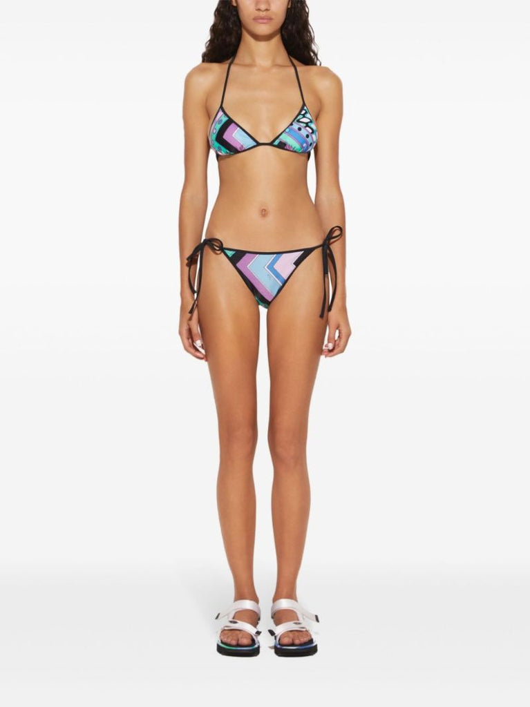 Black Vivara Print Bikini Bottoms