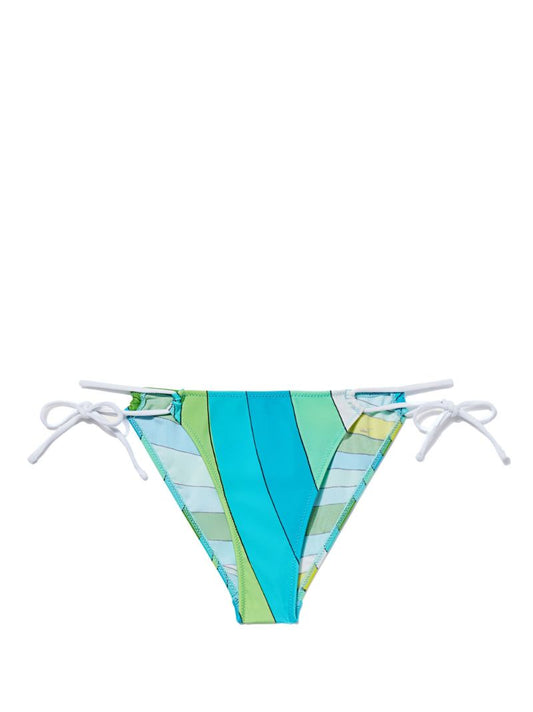 Blue Iride Print Bikini Bottoms