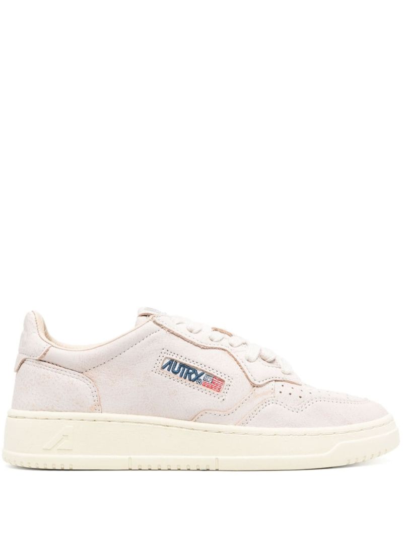 White Medalist Low-top Sneakers