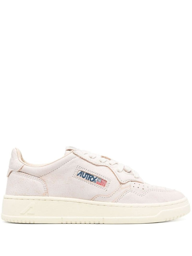 White Medalist Low-top Sneakers