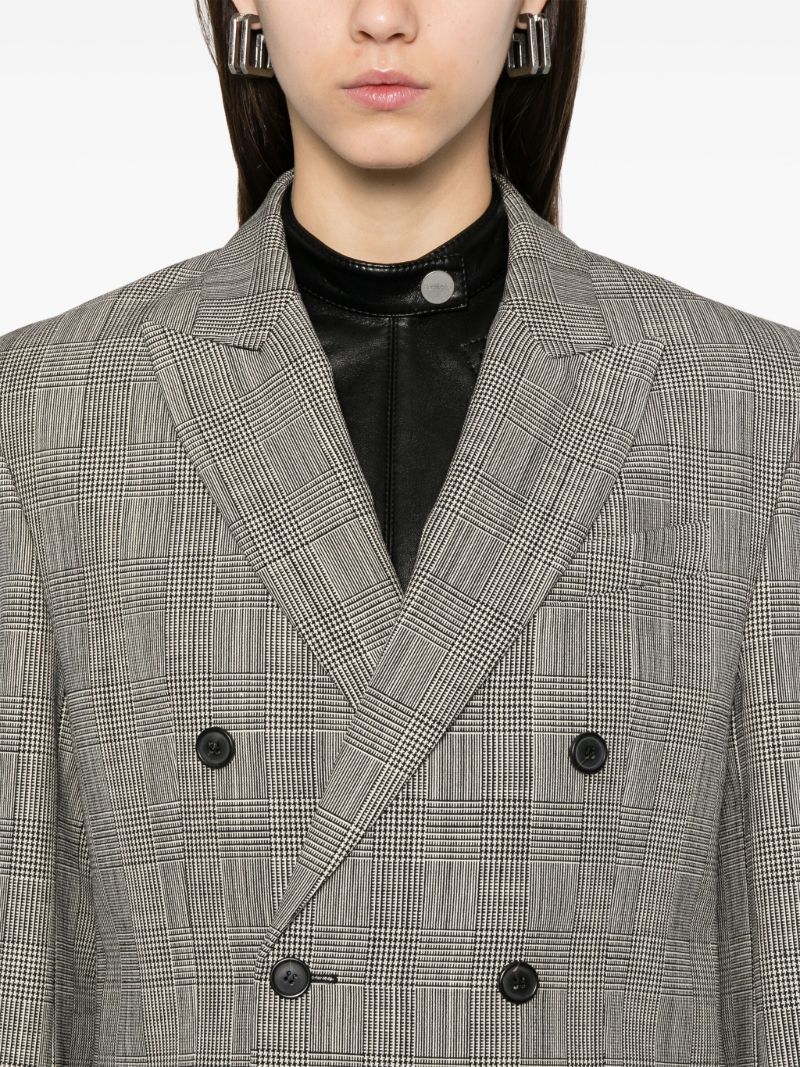 Grey Checked Blazer