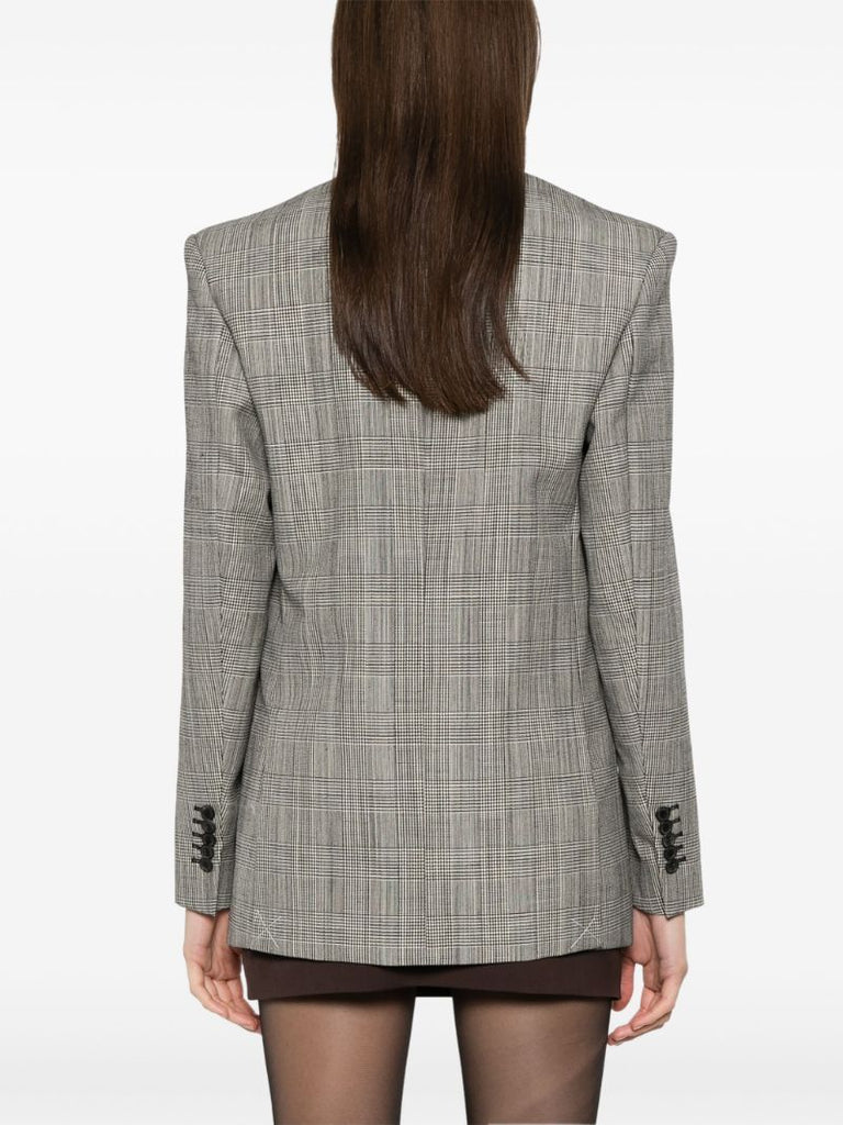 Grey Checked Blazer