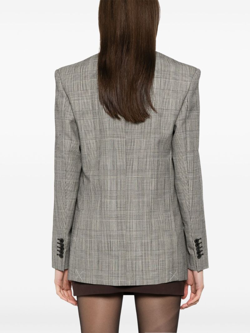 Grey Checked Blazer