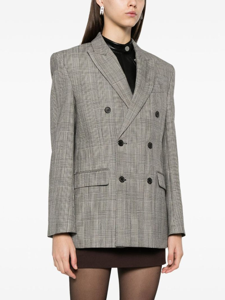 Grey Checked Blazer