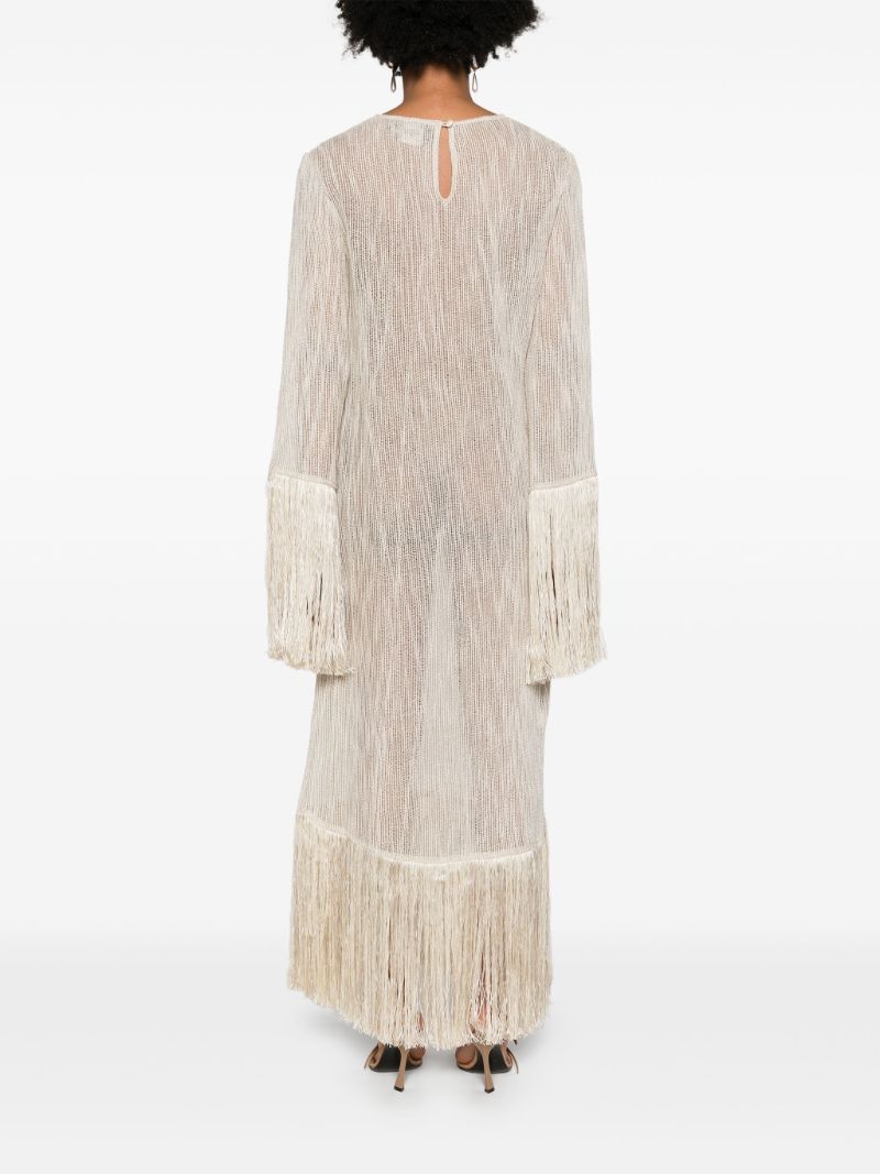 White Nile Fringed Dress