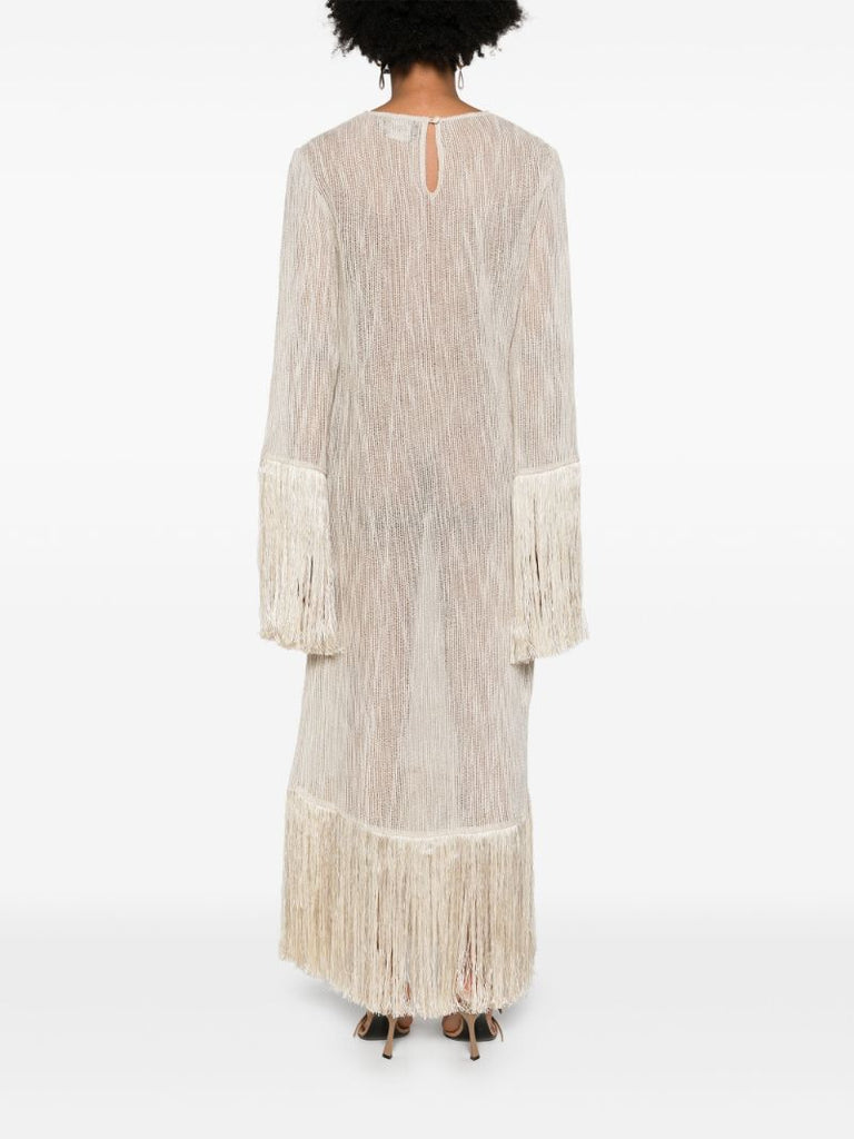 White Nile Fringed Dress